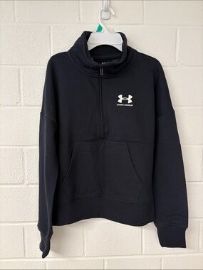 Under Armour Black Half-Zip Pullover Sweatshirt